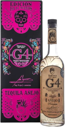 G4 Edicion Dia de Muertos Anejo Tequila Black 750ml
