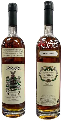 Willett Family Estate 9 Year Old #2427 Big Saturday Rye Whiskey 750ml