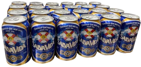 Honduras Salva Vida Lager Beer Can 24-Pack