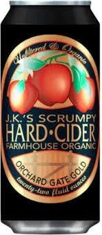 JK's Scrumpy Farmhouse Organic Hard Cider 16OZ 4-Pack Can