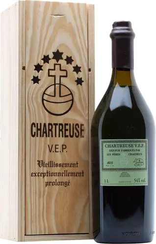 Chartreuse V.E.P. Verte Green Liqueur 1Lt