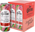 Jose Cuervo Sparkling Strawberry Margarita 11.8Proof 355ml Can 4-Pack