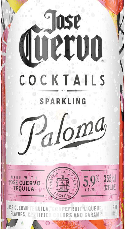 Jose Cuervo Sparkling Paloma 11.8 Proof 355ml Can 4-Pack