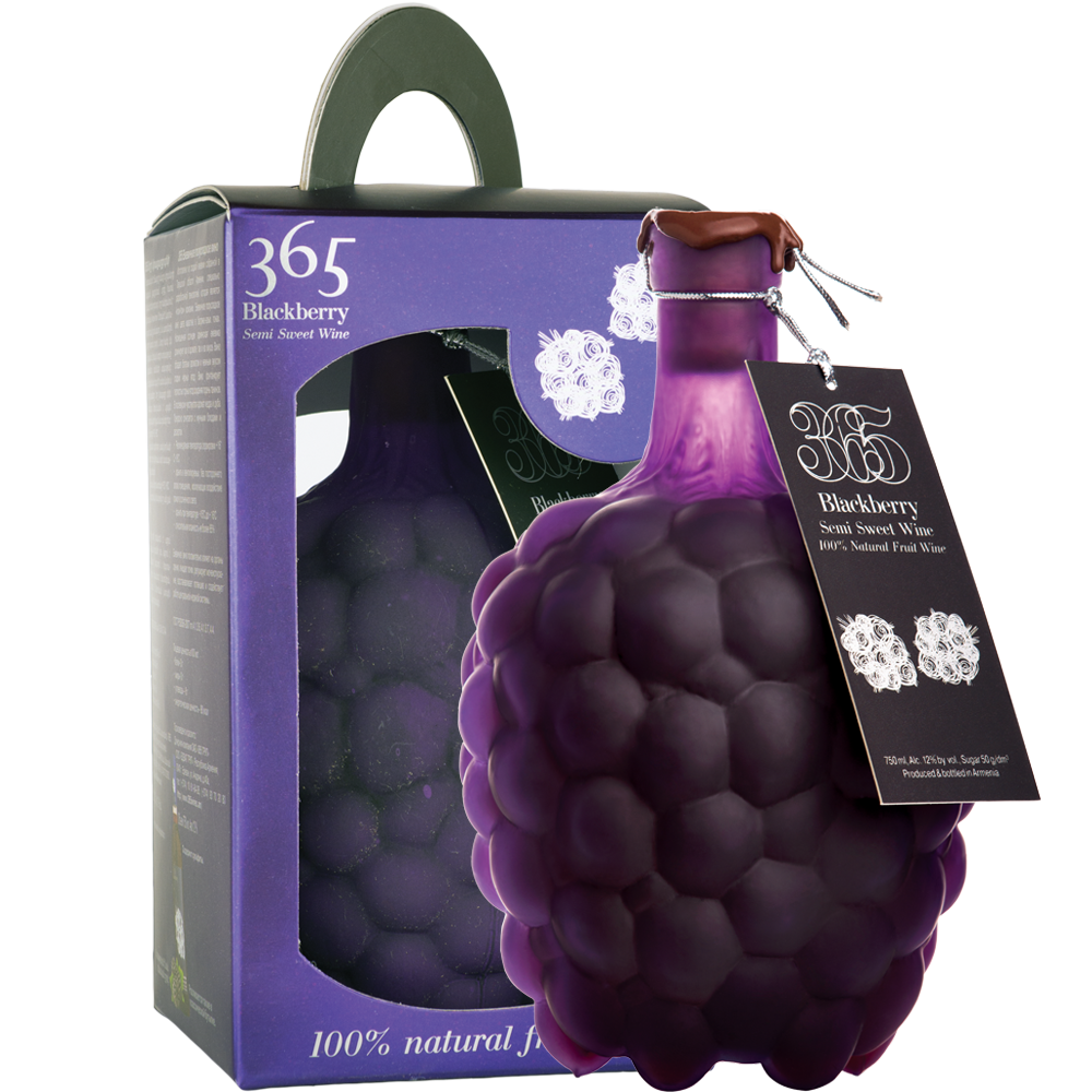365 Souvenir Blackberry Semi Sweet 750ml