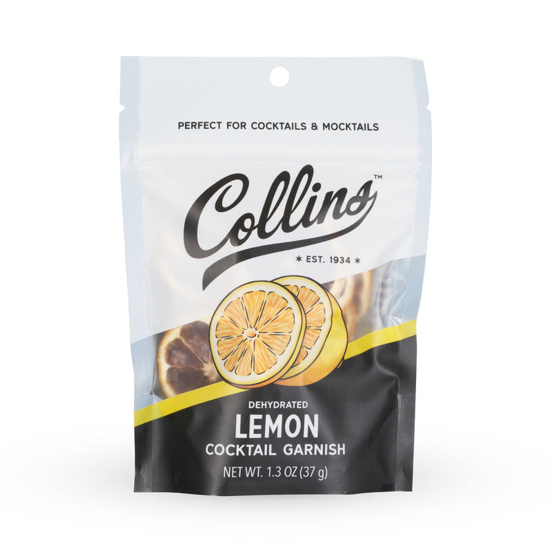 Collins Dehydrated Lemon Cocktail Garnish 1.3-Oz