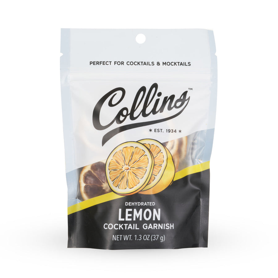 Collins Dehydrated Lemon Cocktail Garnish 1.3-Oz