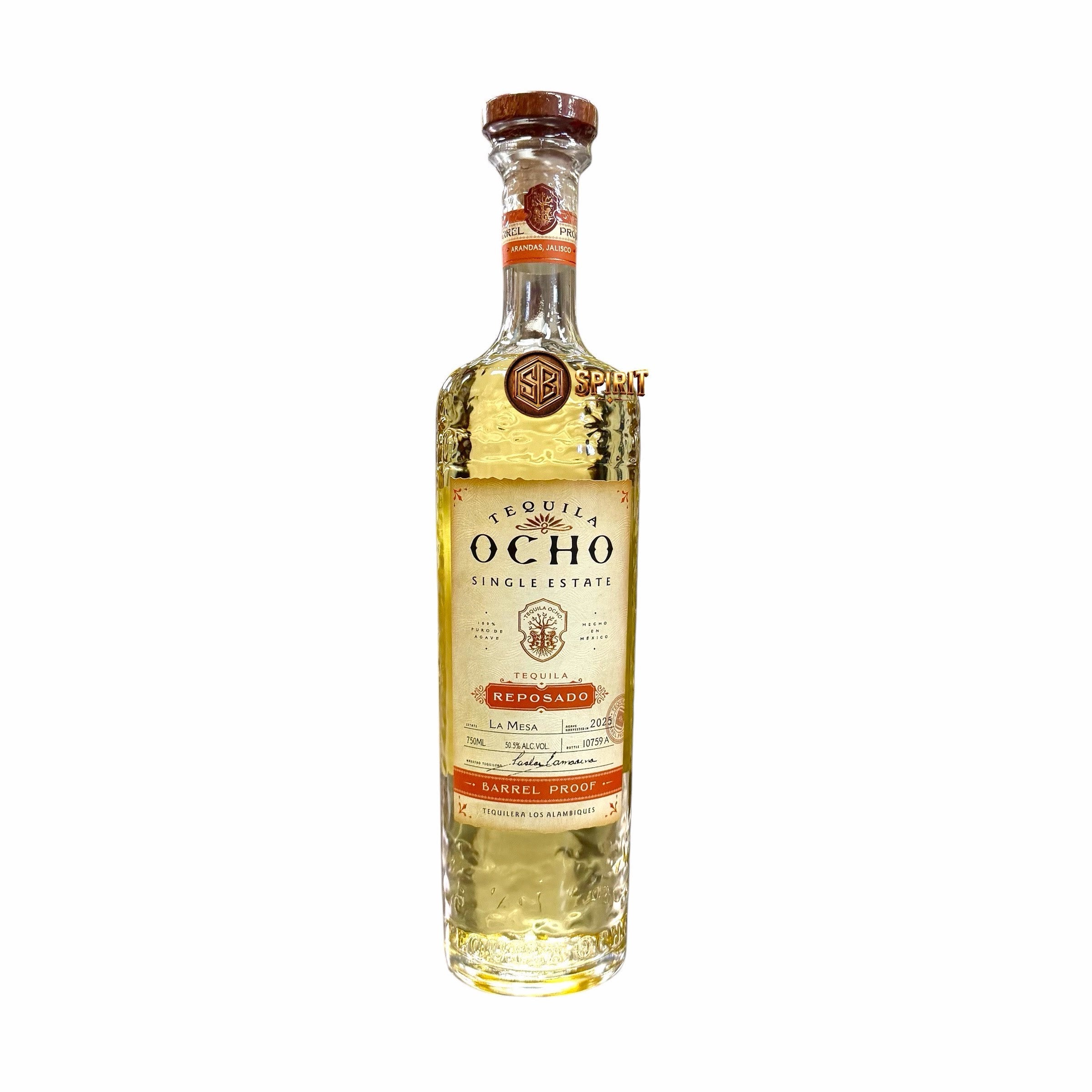 Tequila Ocho Barrel Proof Reposado La Mesa 2025 Tequila 750ml