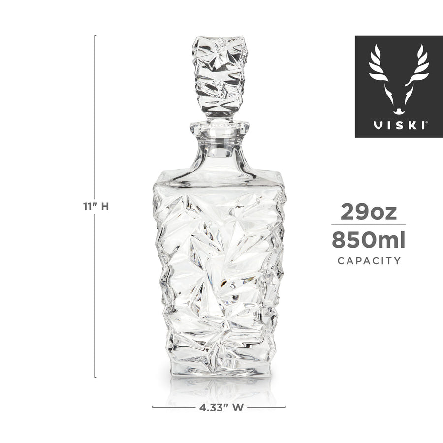 Prism Crystal Whiskey Decanter BY VISKI