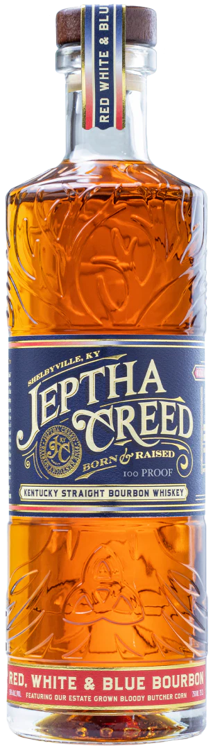 Jeptha Creed RWB Red White and Blue Kentucky Straight Bourbon Whiskey 750ml