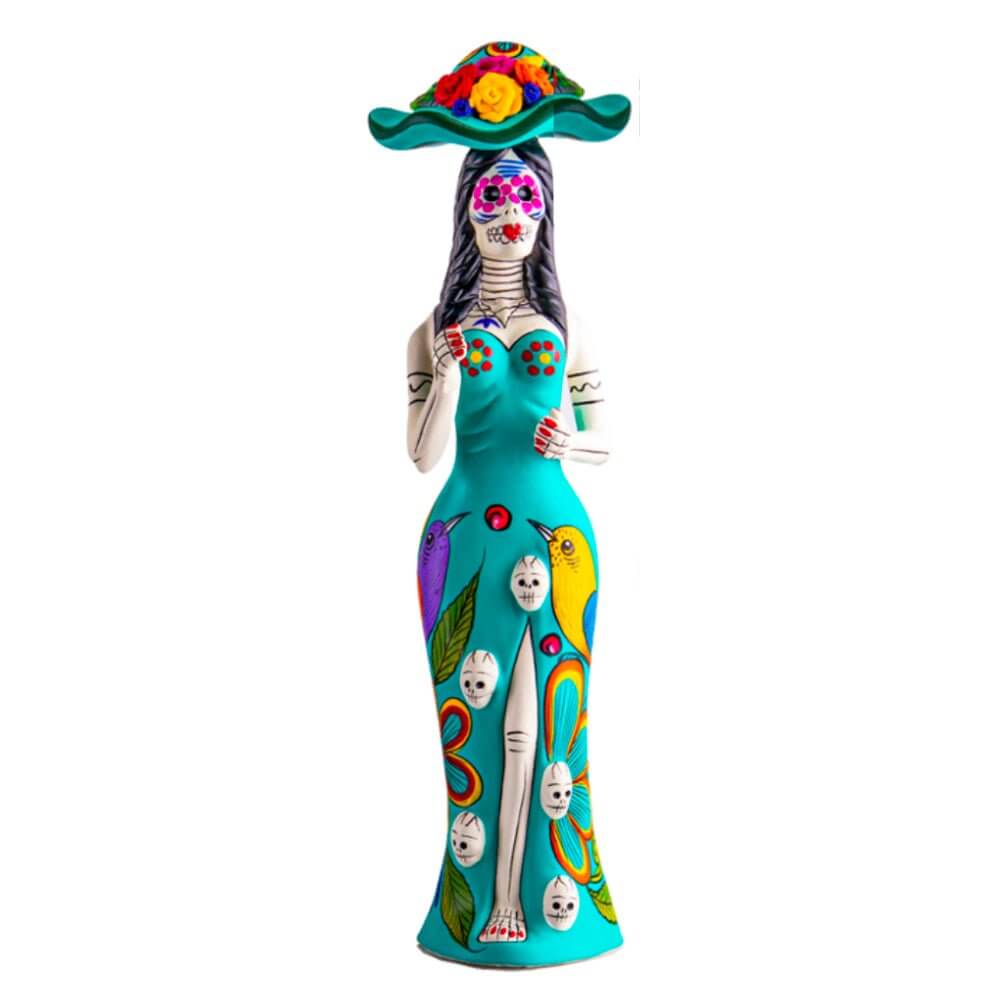 Epifania Azul Catrina Anejo Tequila Turquoise Bottle 750ml