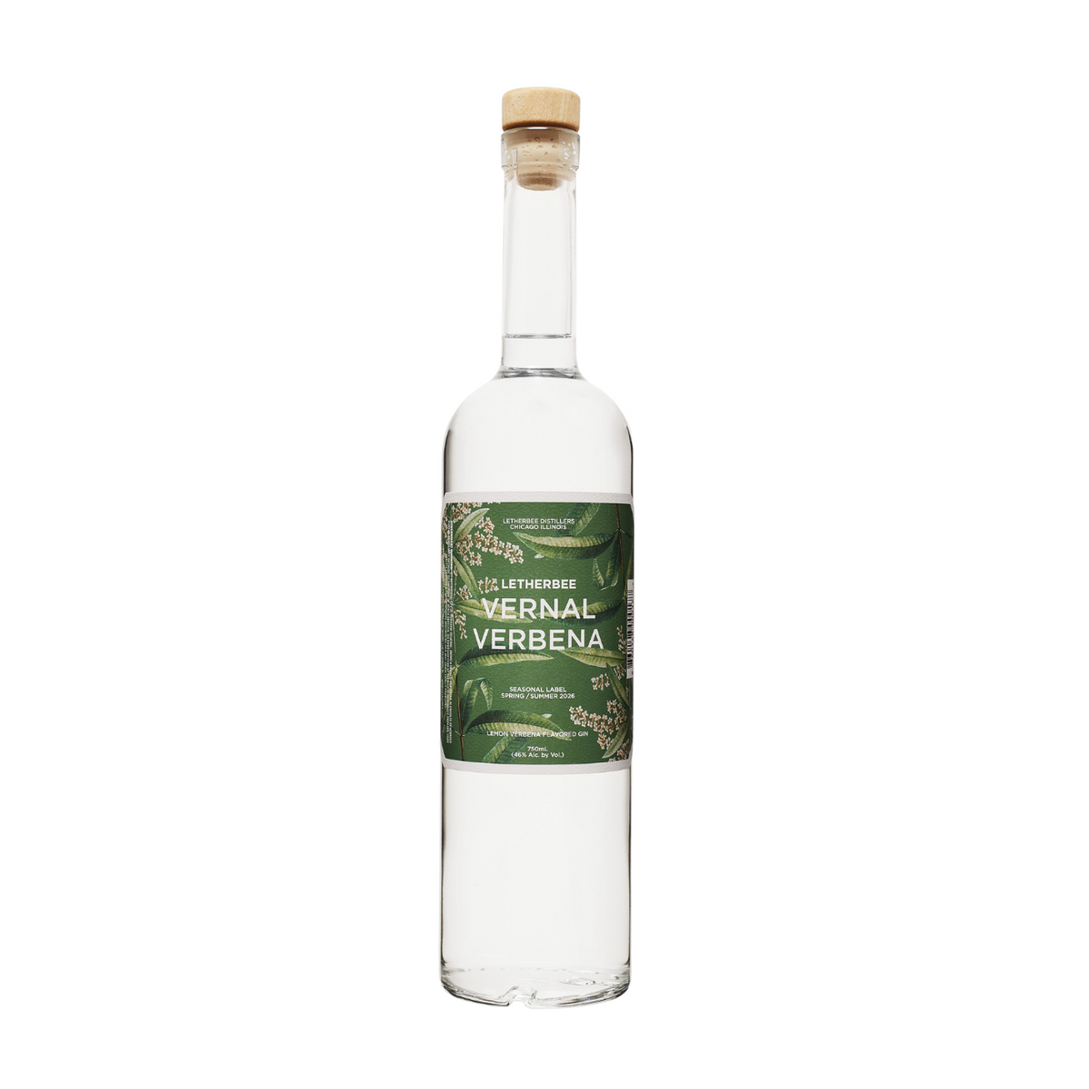 Letherbee Vernal Gin 2026 (Lemon Verbena) 750ml